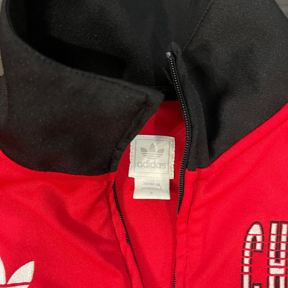 Adidas NBA Chicago Bulls Zip Up Sweatshirt/Jacket Size Men’s Small Retro Vibes! - Picture 5 of 8
